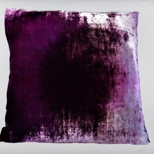 Handmade, Boho Silk/Viscose Velvet Pillow.19"X19"